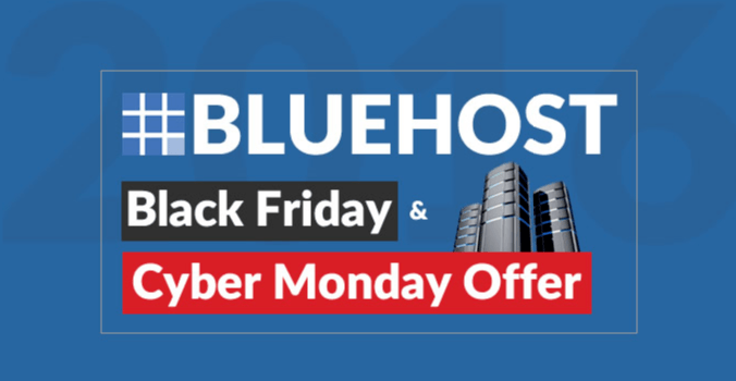 Bluehost Black Friday Cyber Monday Deals 2019: 60% OFF[$2.65/Mo]